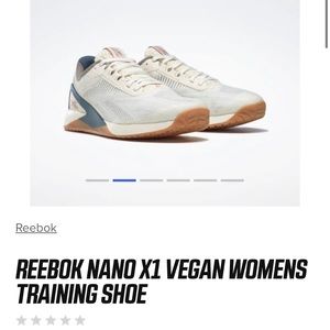 Reebok Nano X1 Vegan in classic white